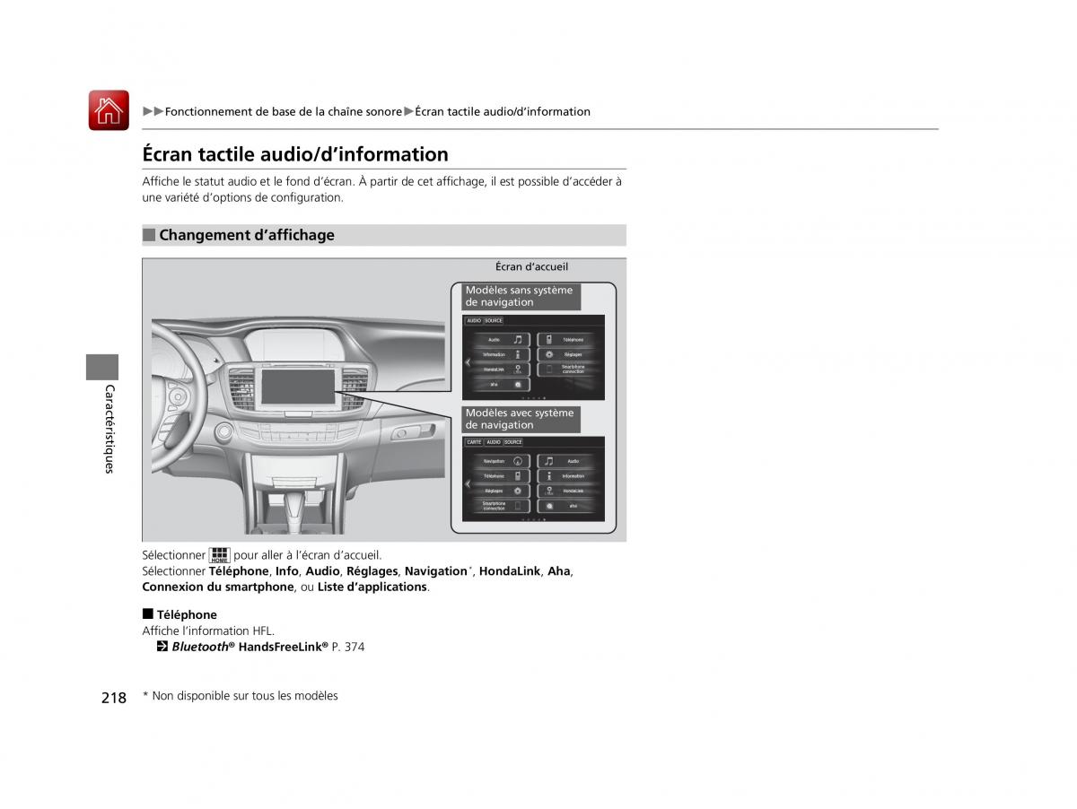 Honda Accord IX 9 manuel du proprietaire / page 219