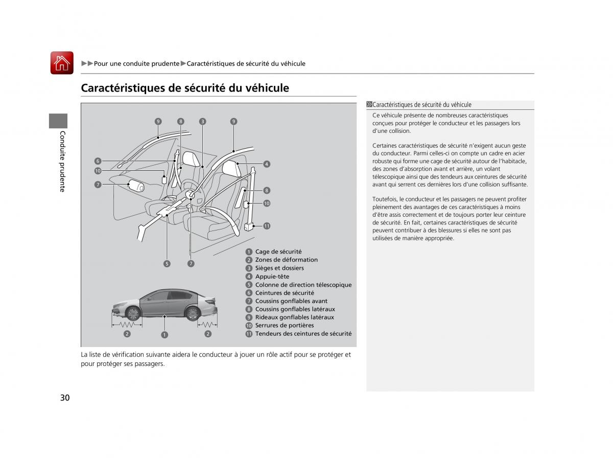 Honda Accord IX 9 manuel du proprietaire / page 31