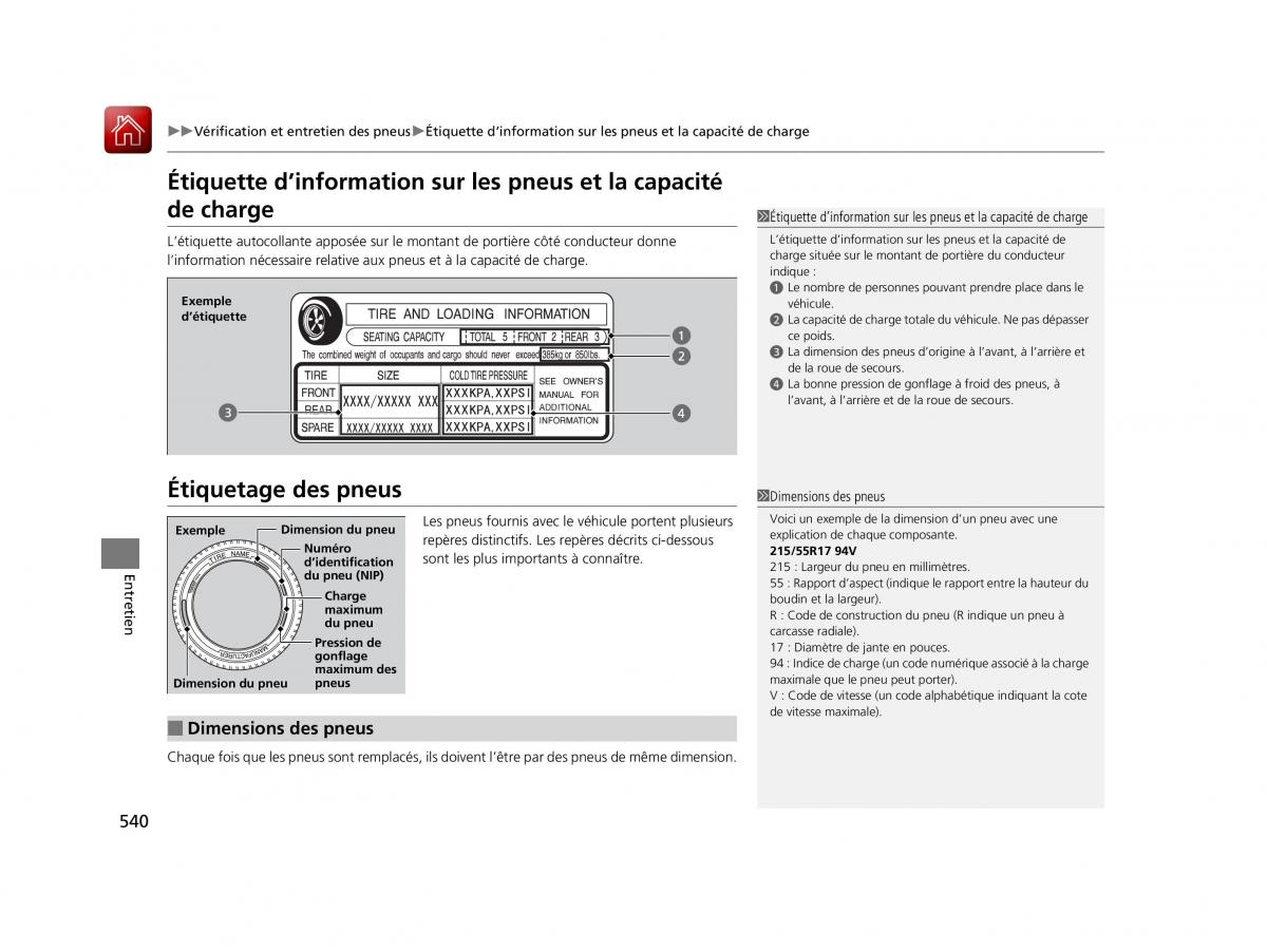 Honda Accord IX 9 manuel du proprietaire / page 541