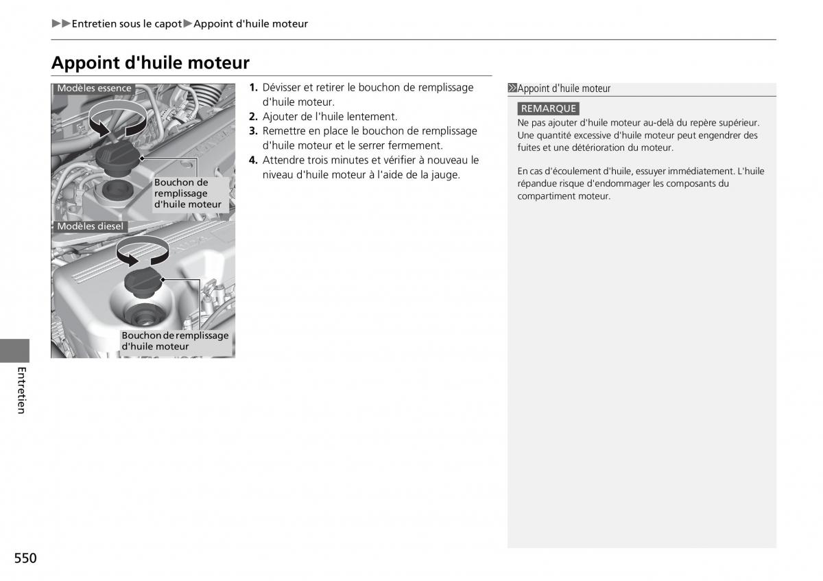 Honda CR V IV 4 manuel du proprietaire / page 551