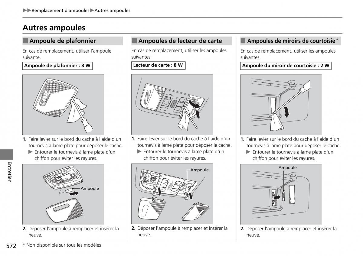 Honda CR V IV 4 manuel du proprietaire / page 573