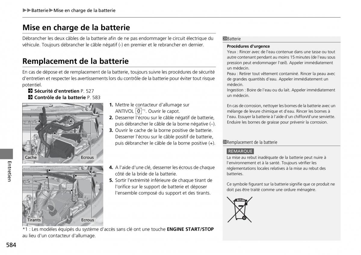 Honda CR V IV 4 manuel du proprietaire / page 585