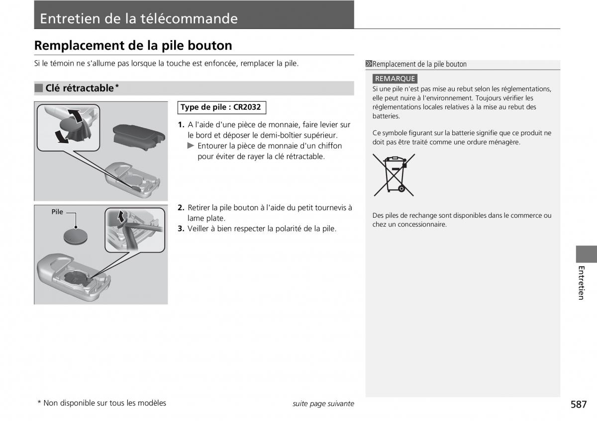 Honda CR V IV 4 manuel du proprietaire / page 588