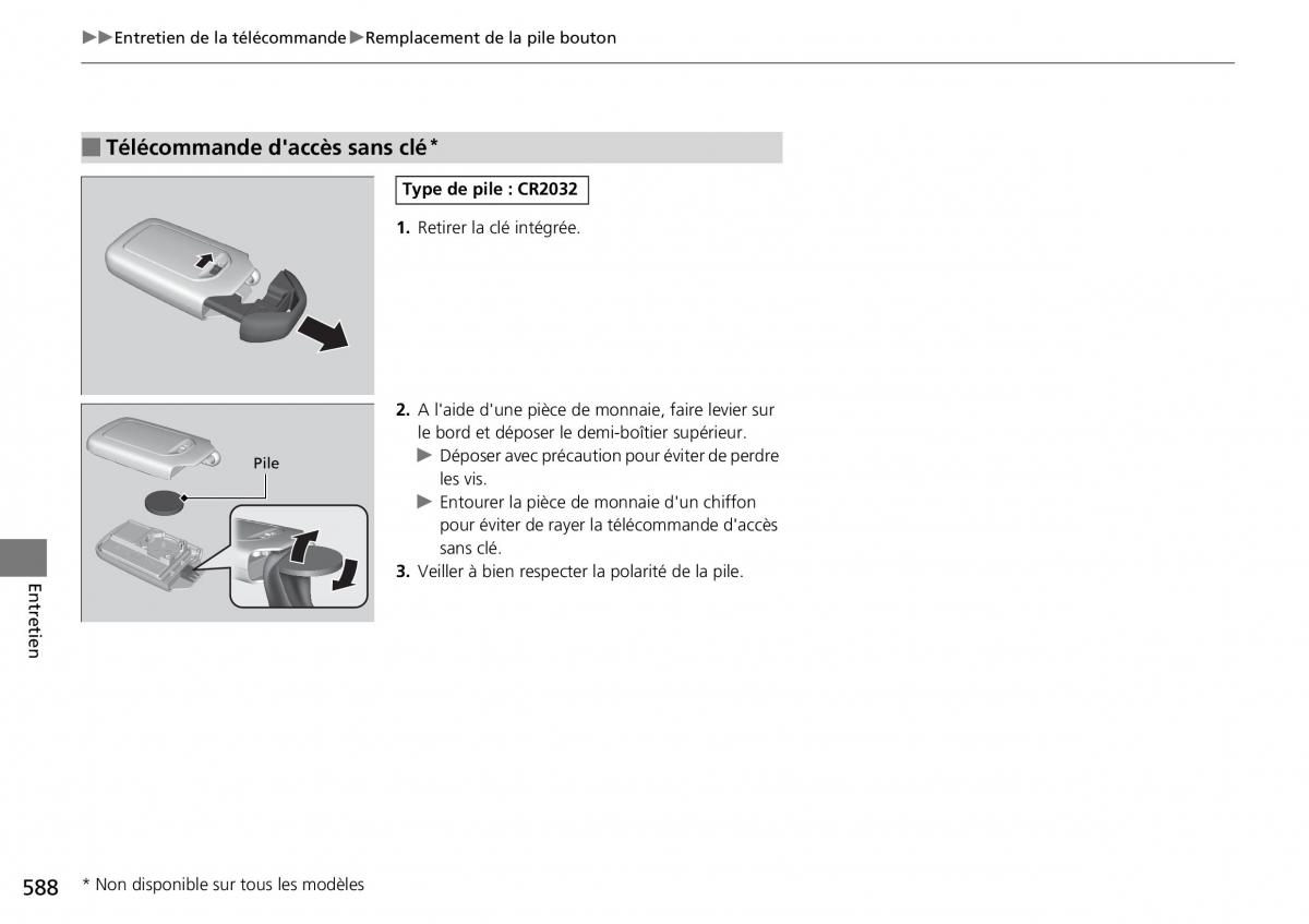 Honda CR V IV 4 manuel du proprietaire / page 589