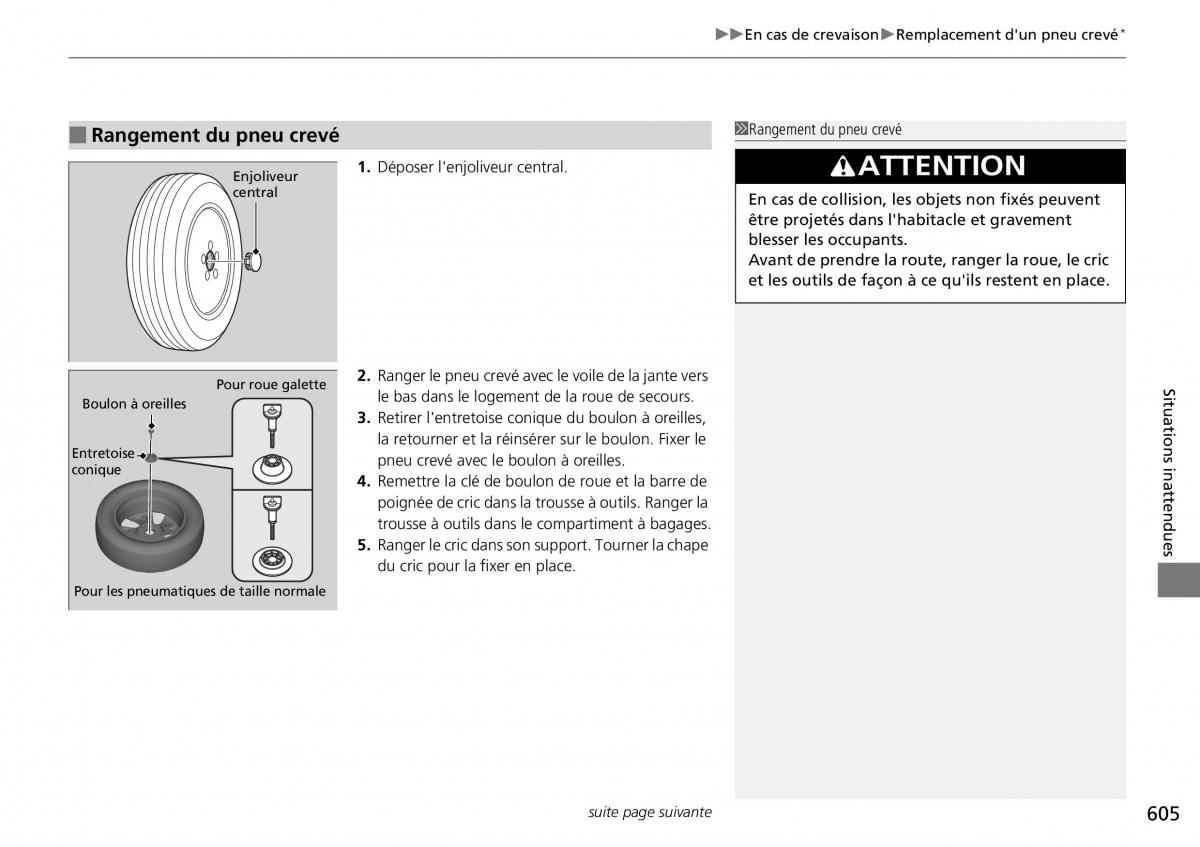 Honda CR V IV 4 manuel du proprietaire / page 606