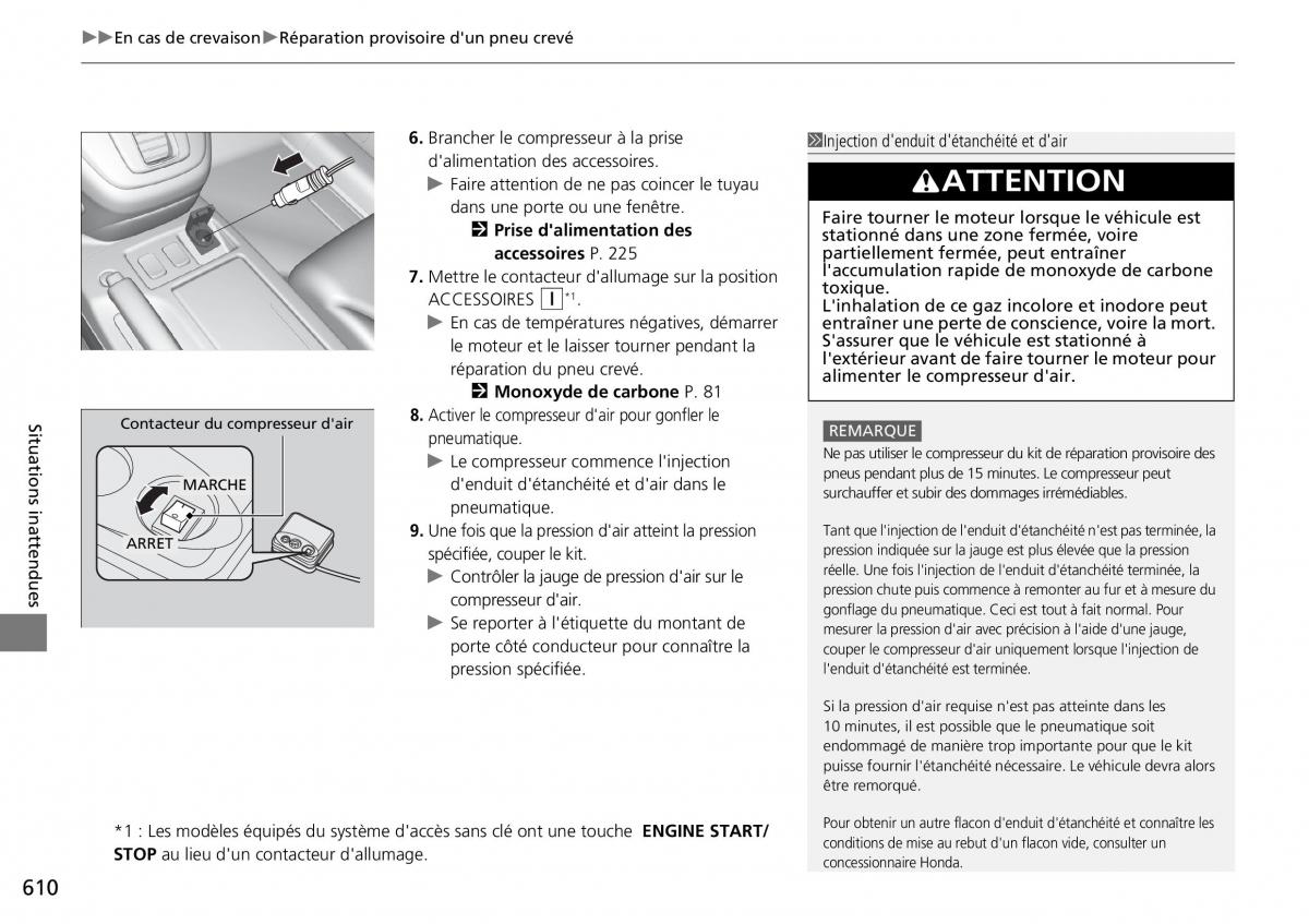 Honda CR V IV 4 manuel du proprietaire / page 611