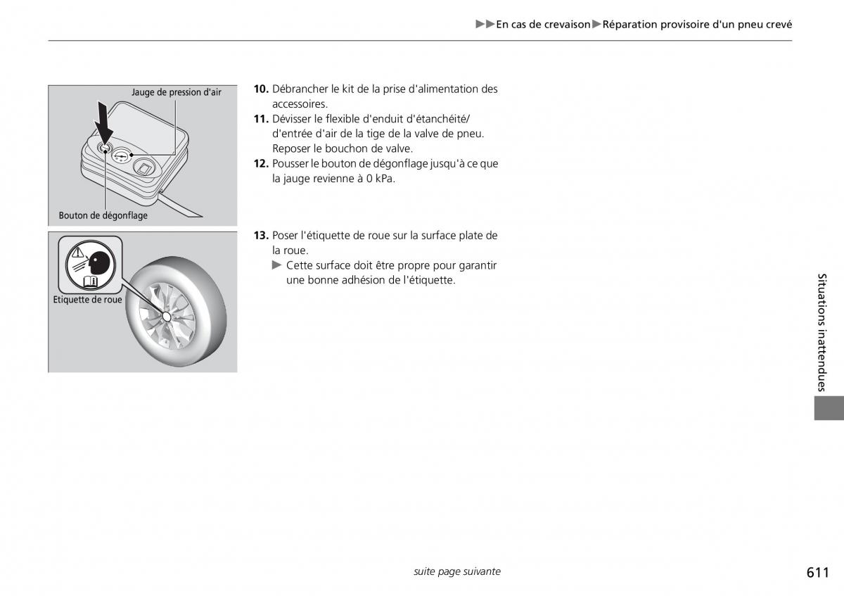 Honda CR V IV 4 manuel du proprietaire / page 612