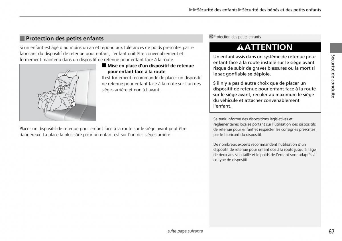 Honda CR V IV 4 manuel du proprietaire / page 68