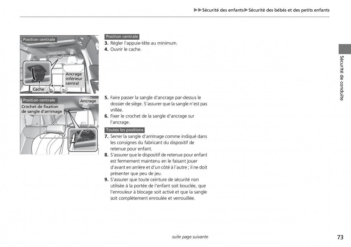 Honda CR V IV 4 manuel du proprietaire / page 74