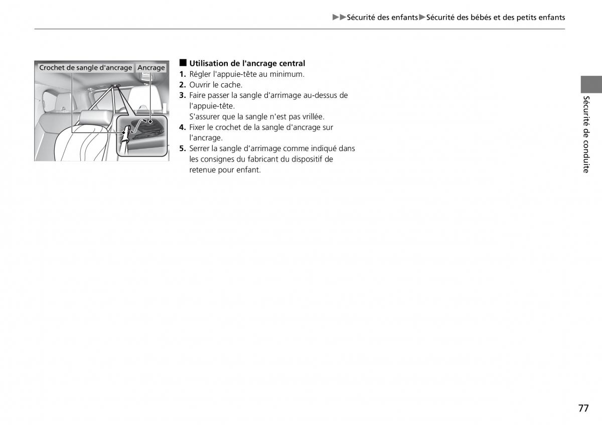 Honda CR V IV 4 manuel du proprietaire / page 78