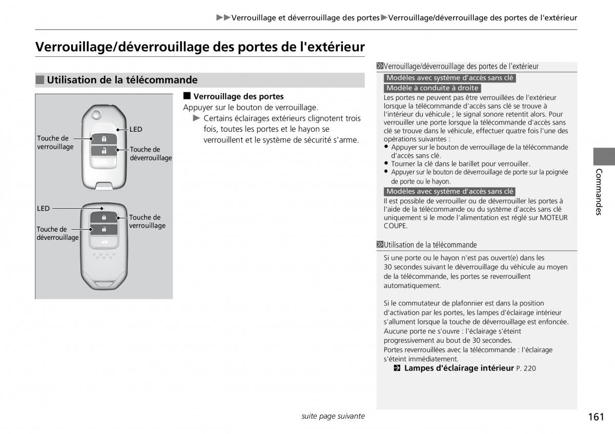 Honda CR V IV 4 manuel du proprietaire / page 162