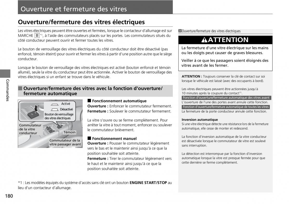 Honda CR V IV 4 manuel du proprietaire / page 181