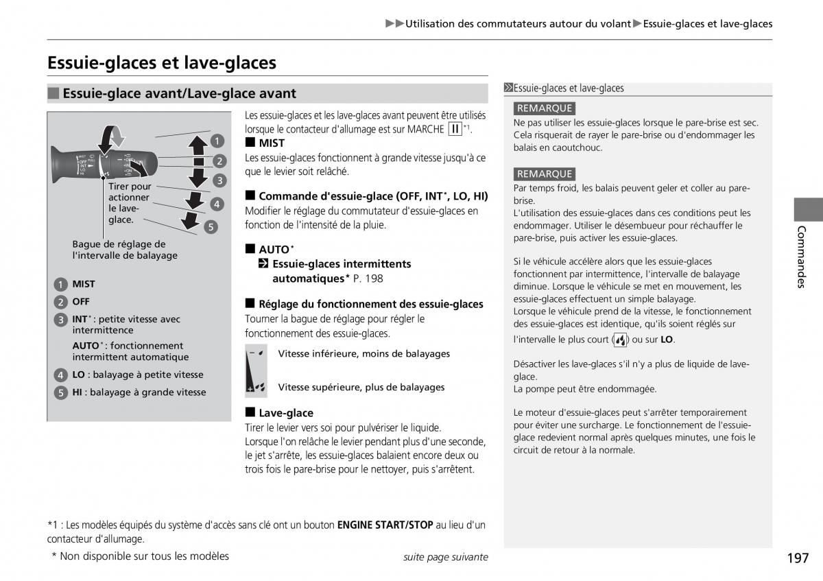 Honda CR V IV 4 manuel du proprietaire / page 198