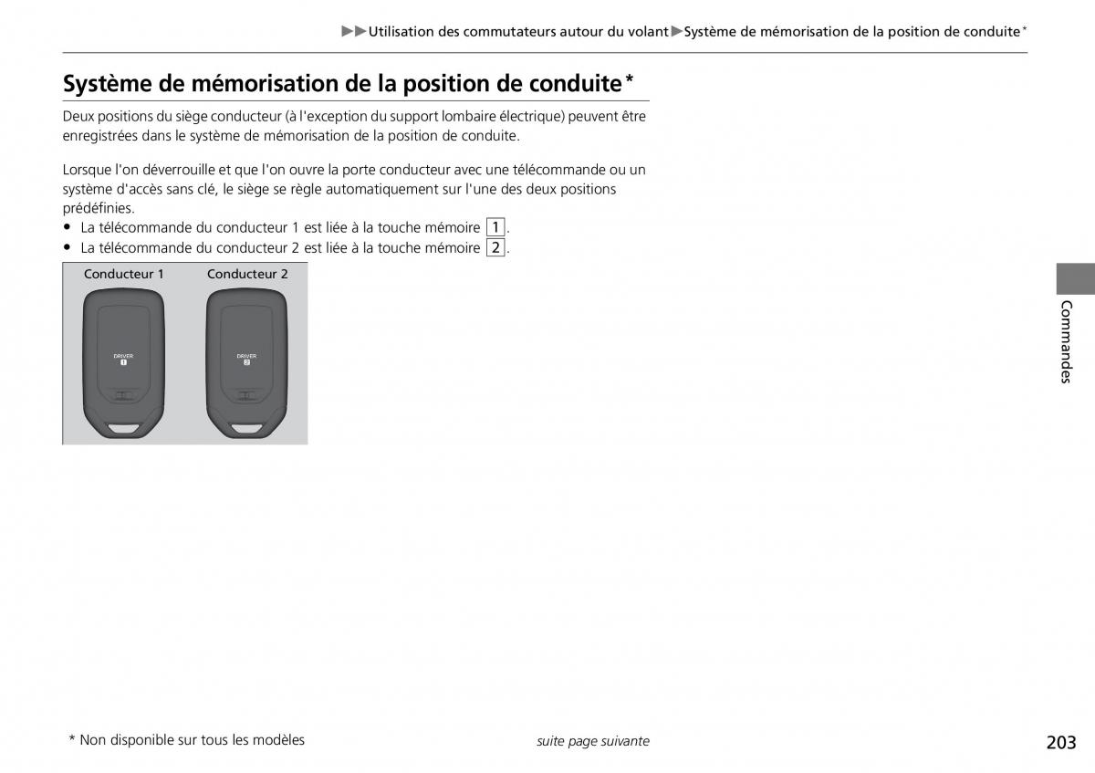 Honda CR V IV 4 manuel du proprietaire / page 204