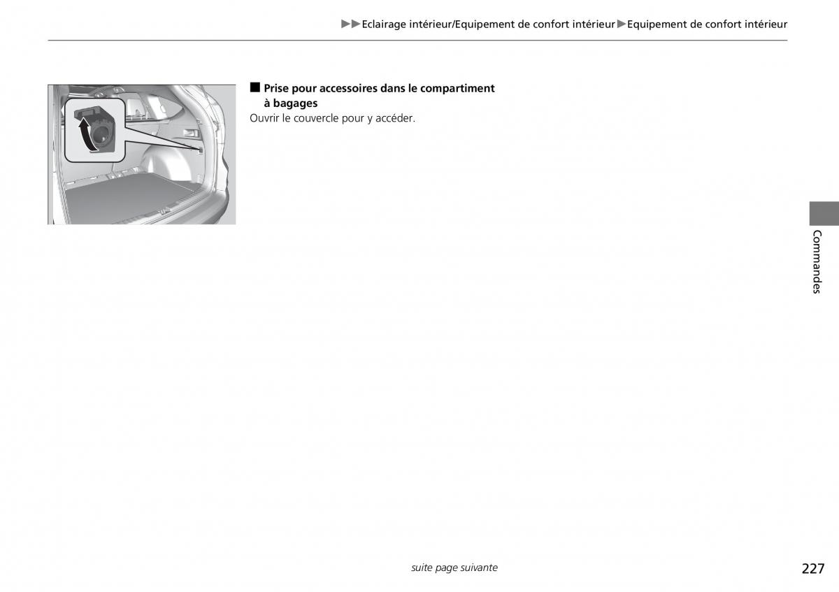 Honda CR V IV 4 manuel du proprietaire / page 228