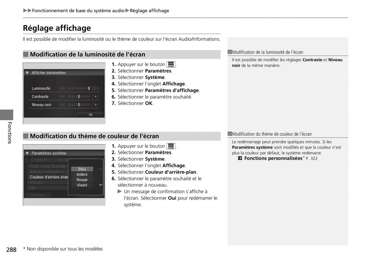 Honda CR V IV 4 manuel du proprietaire / page 289