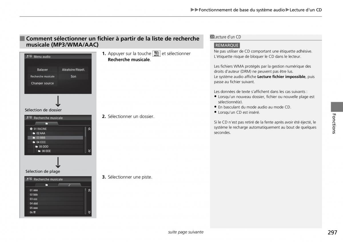 Honda CR V IV 4 manuel du proprietaire / page 298