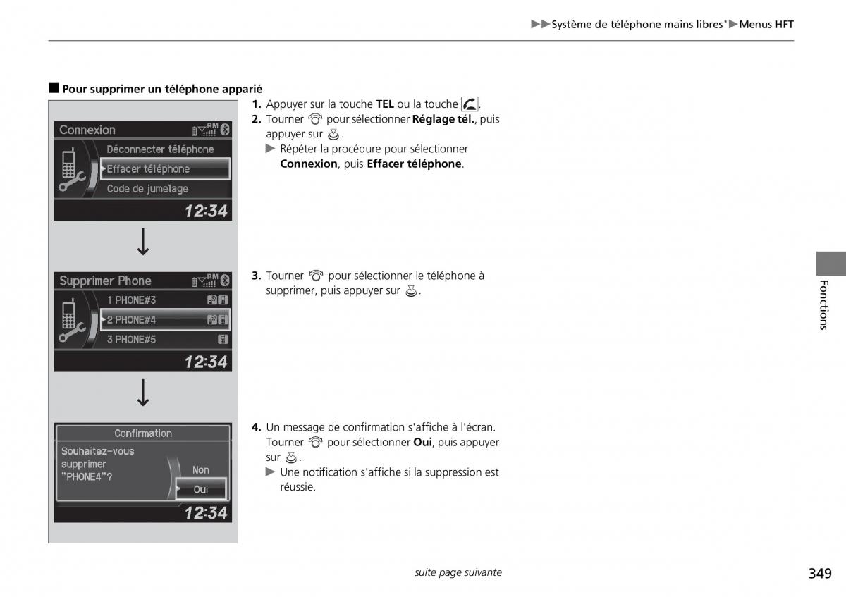 Honda CR V IV 4 manuel du proprietaire / page 350