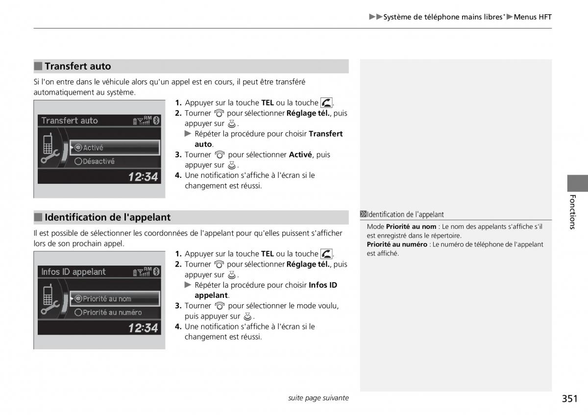 Honda CR V IV 4 manuel du proprietaire / page 352