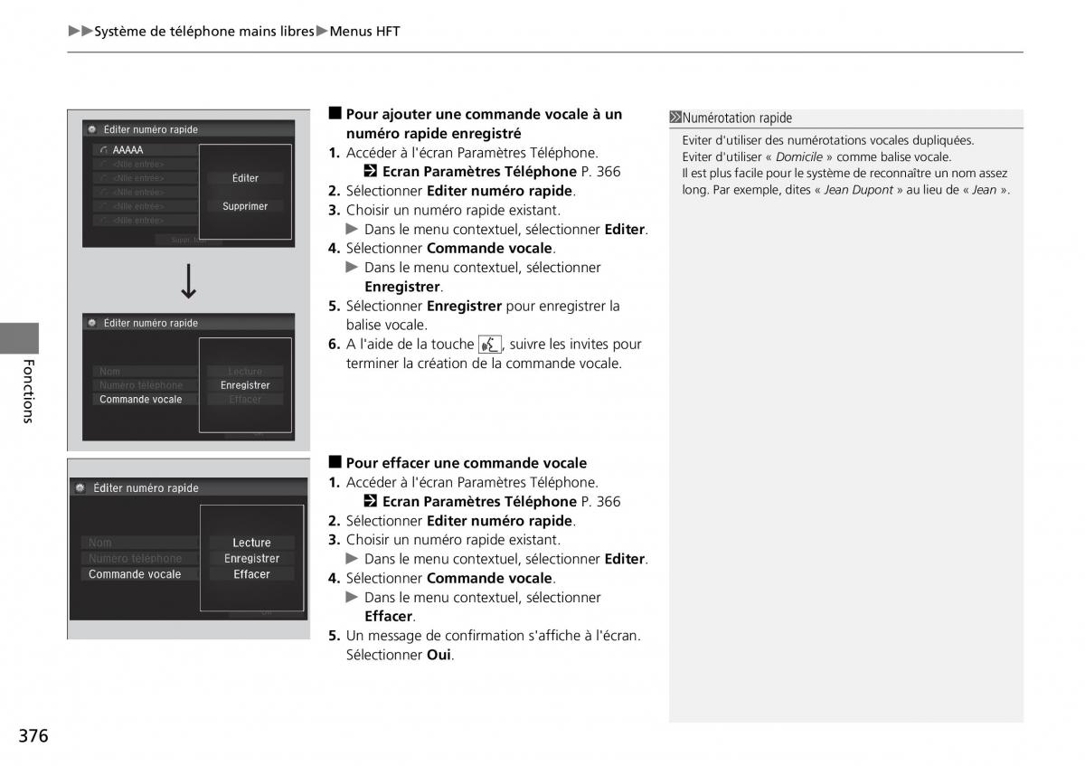 Honda CR V IV 4 manuel du proprietaire / page 377