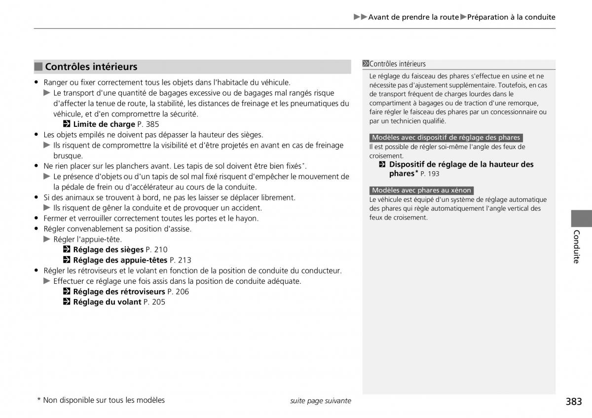 Honda CR V IV 4 manuel du proprietaire / page 384