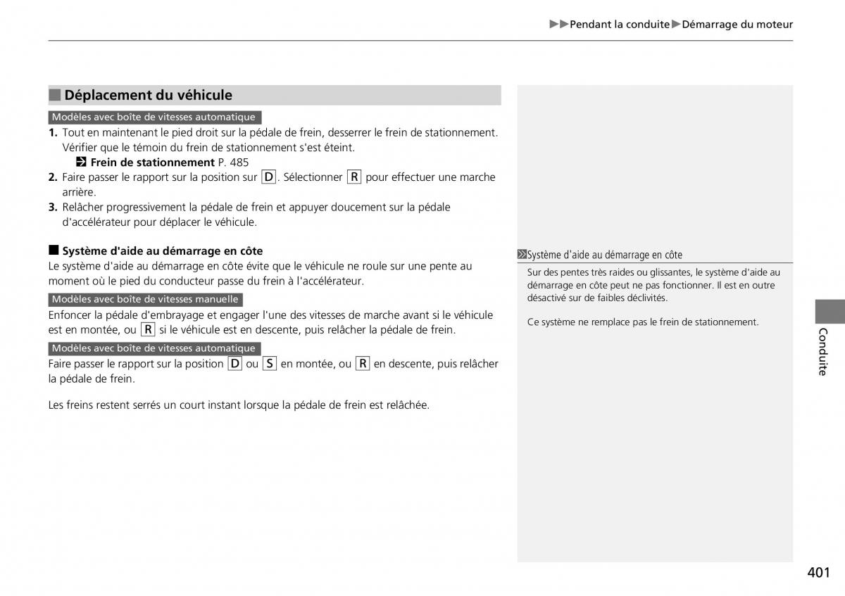 Honda CR V IV 4 manuel du proprietaire / page 402