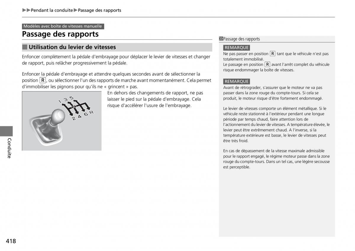 Honda CR V IV 4 manuel du proprietaire / page 419