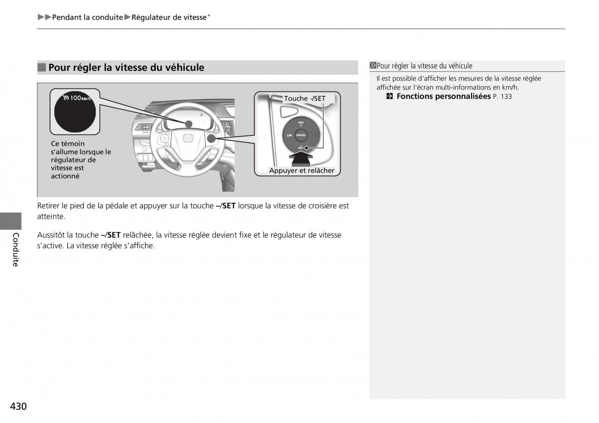 Honda CR V IV 4 manuel du proprietaire / page 431