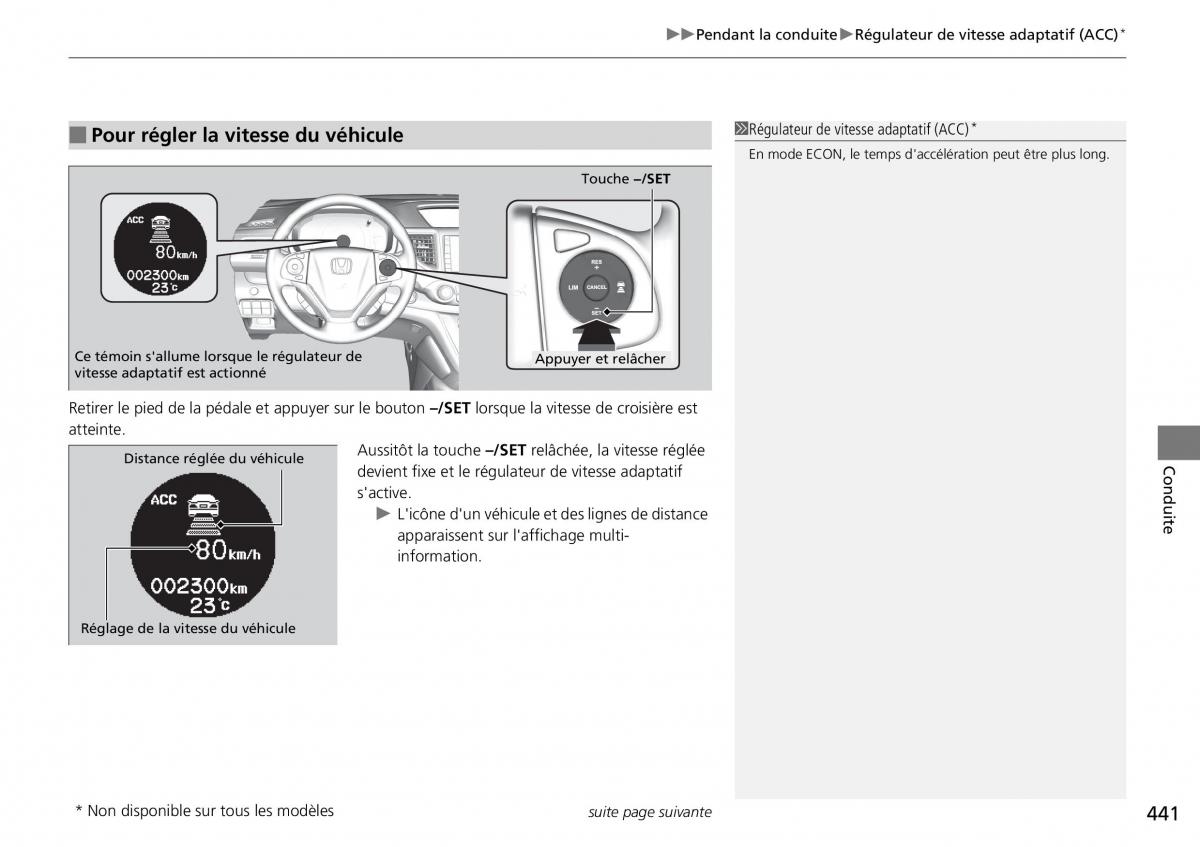 Honda CR V IV 4 manuel du proprietaire / page 442