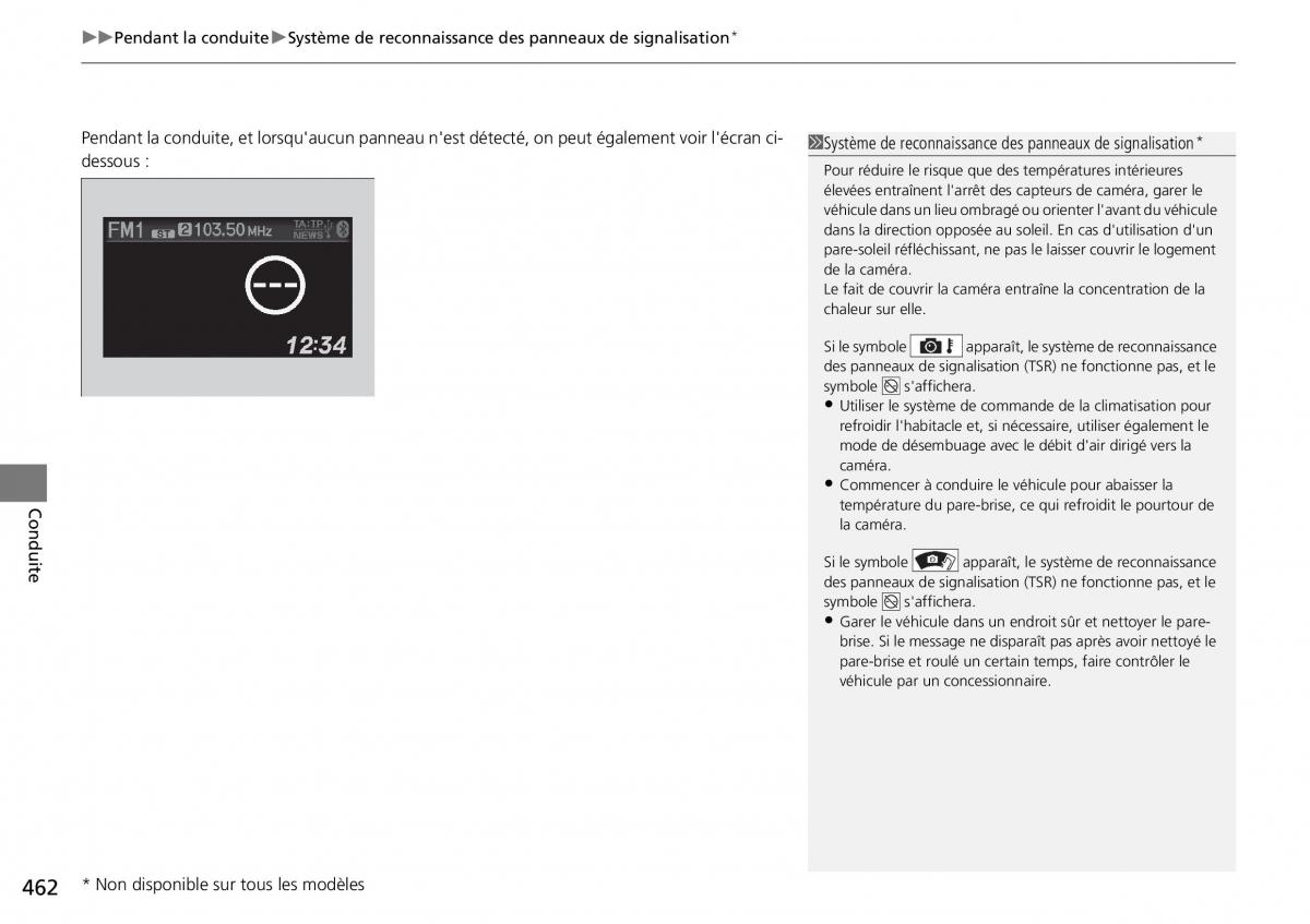 Honda CR V IV 4 manuel du proprietaire / page 463