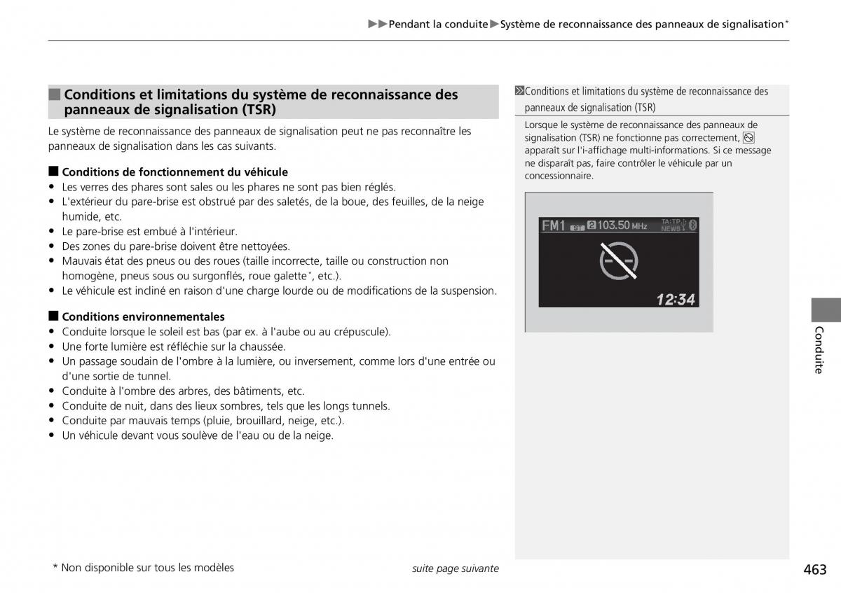 Honda CR V IV 4 manuel du proprietaire / page 464