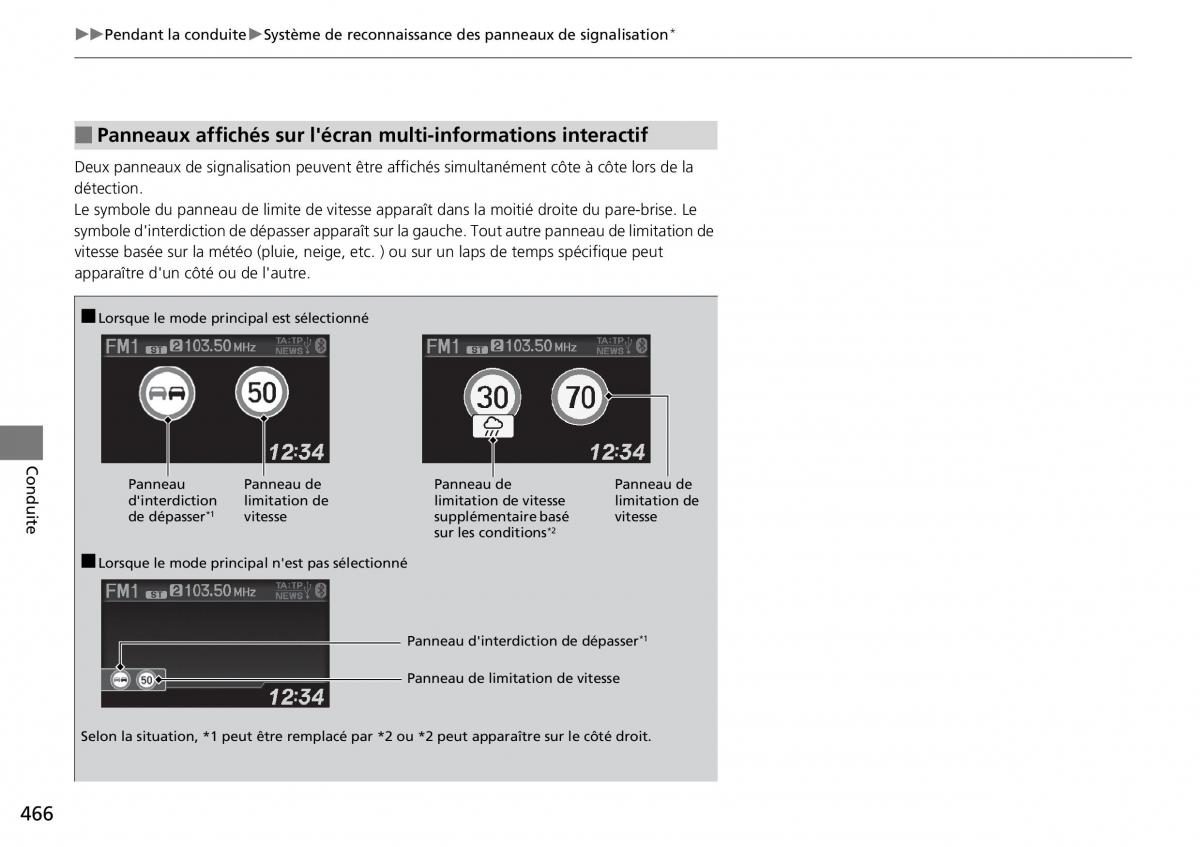 Honda CR V IV 4 manuel du proprietaire / page 467