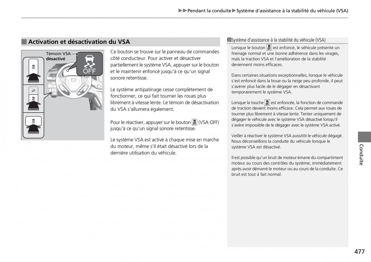 Honda CR V IV 4 manuel du proprietaire / page 478