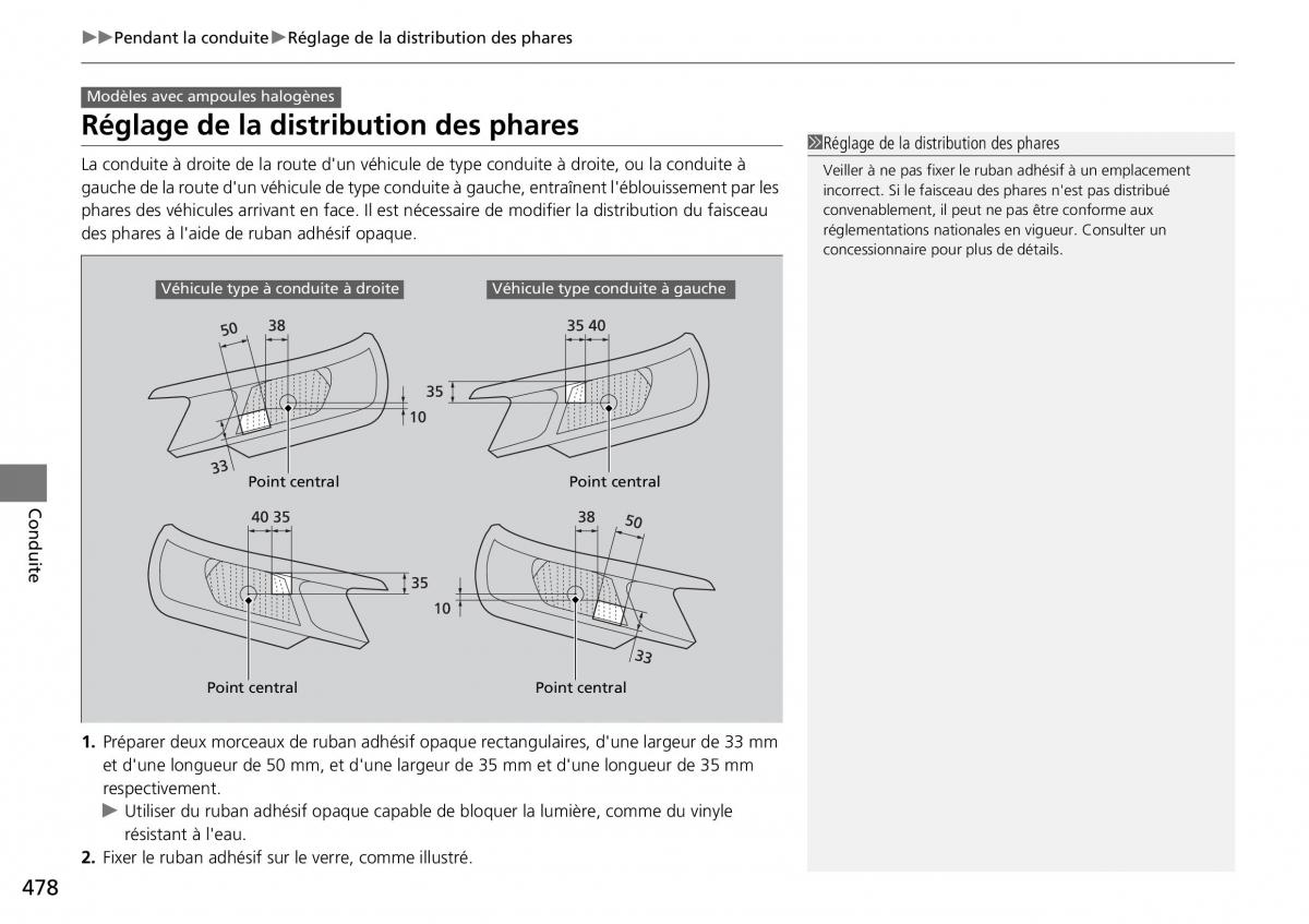 Honda CR V IV 4 manuel du proprietaire / page 479