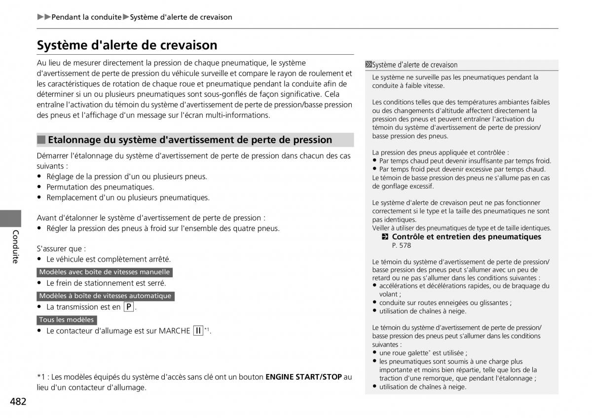 Honda CR V IV 4 manuel du proprietaire / page 483