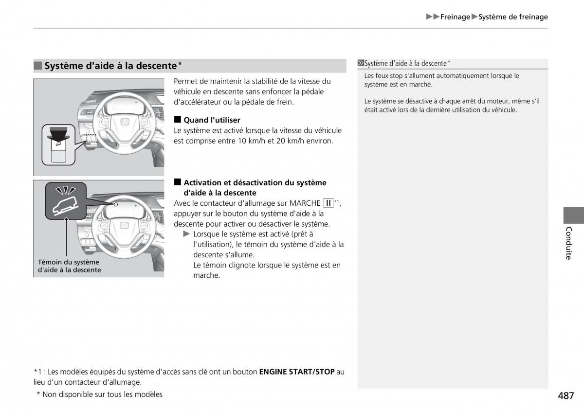 Honda CR V IV 4 manuel du proprietaire / page 488