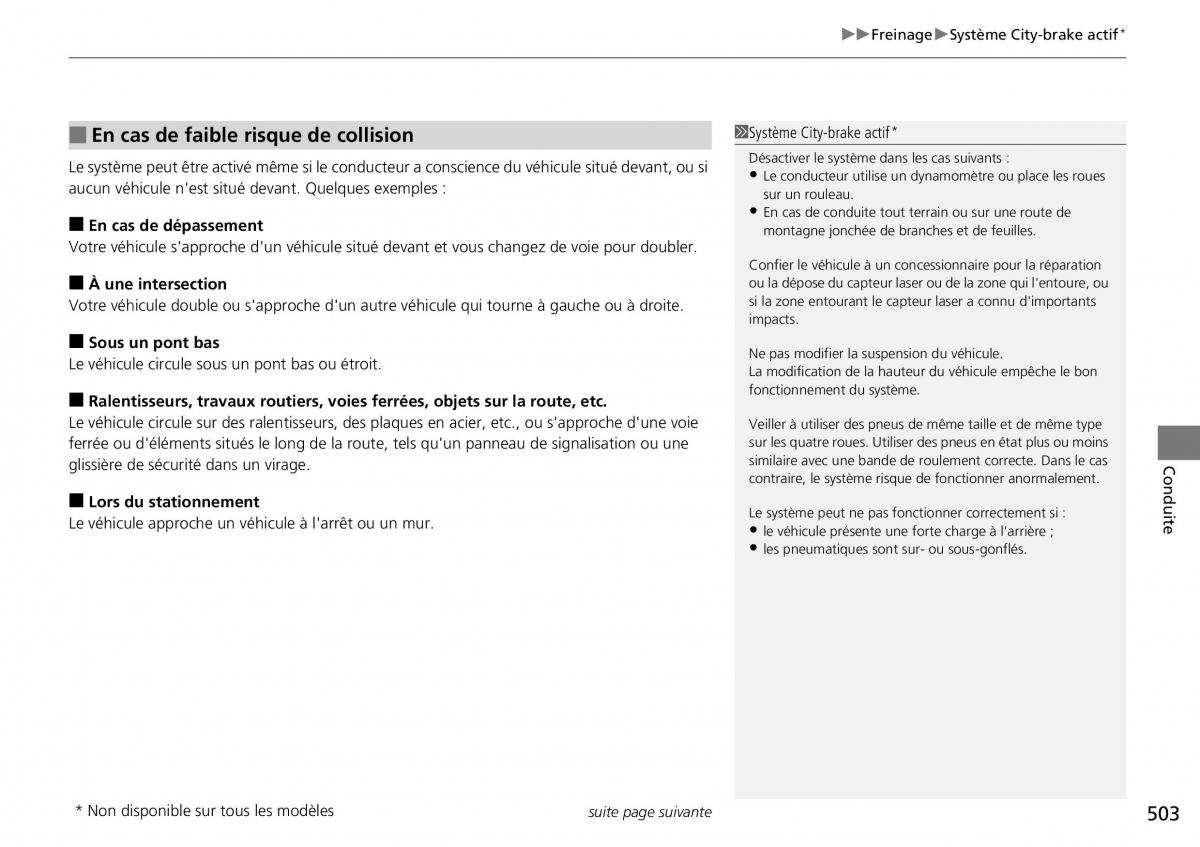 Honda CR V IV 4 manuel du proprietaire / page 504