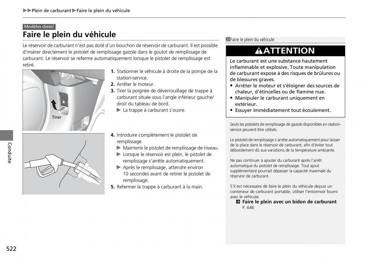 Honda CR V IV 4 manuel du proprietaire / page 523