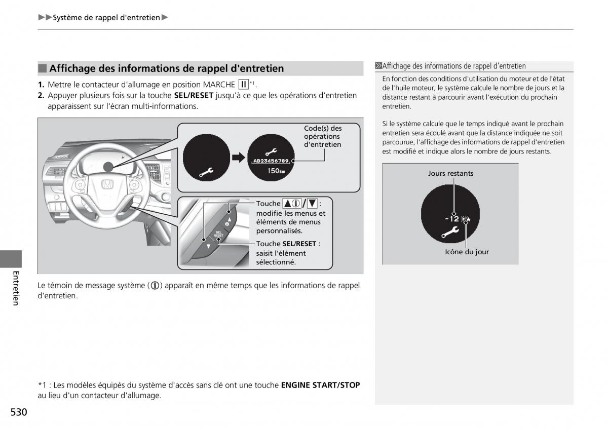 Honda CR V IV 4 manuel du proprietaire / page 531