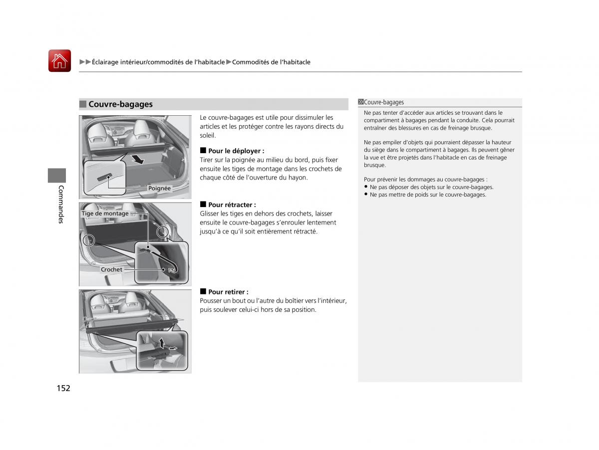 Honda CR Z manuel du proprietaire / page 153