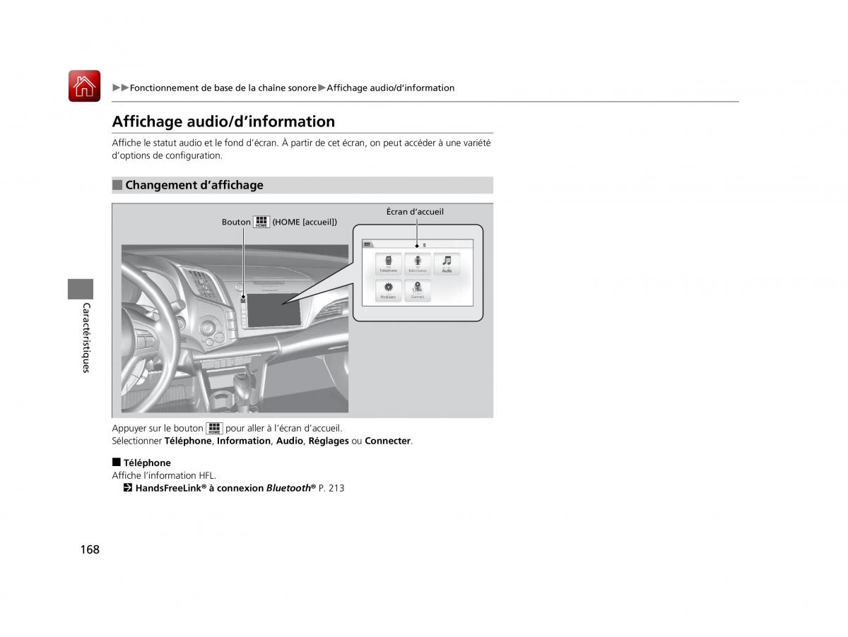 Honda CR Z manuel du proprietaire / page 169