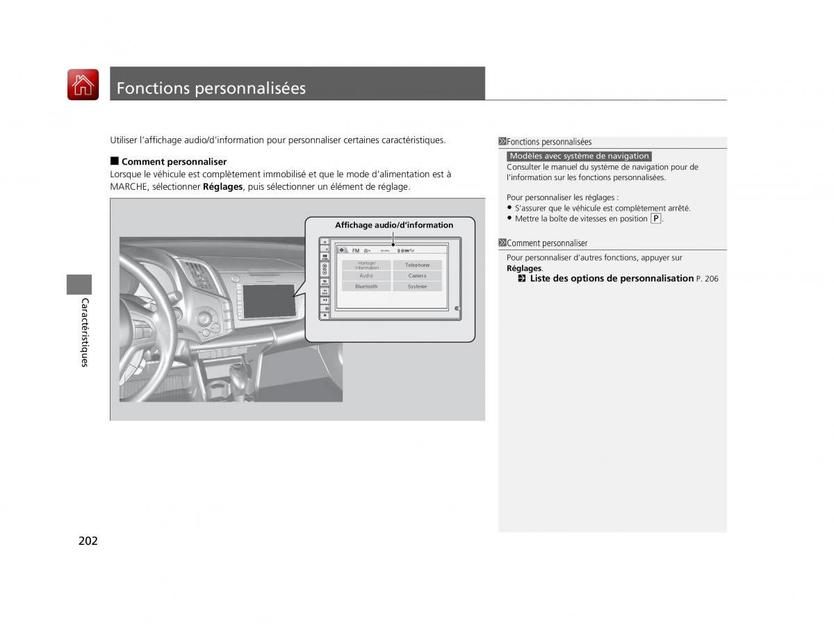 Honda CR Z manuel du proprietaire / page 203