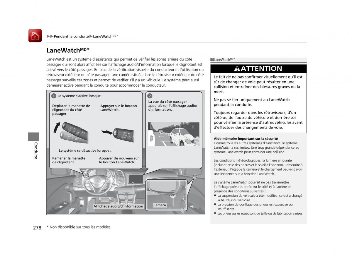 Honda CR Z manuel du proprietaire / page 279