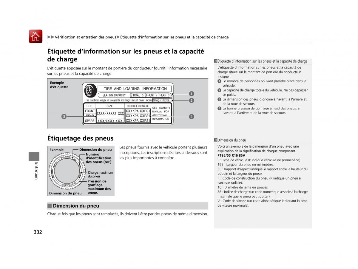 Honda CR Z manuel du proprietaire / page 333