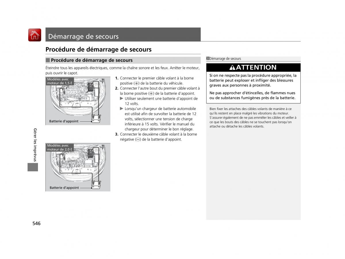 Honda Civic X 10 manuel du proprietaire / page 547