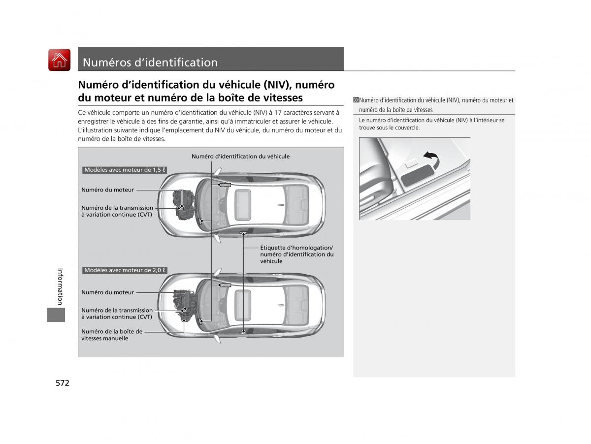 Honda Civic X 10 manuel du proprietaire / page 573