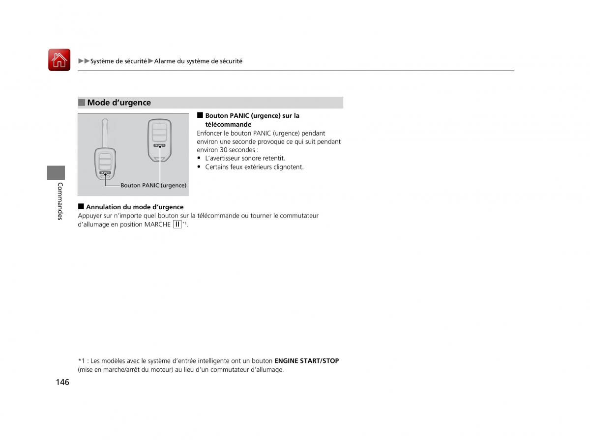 Honda Civic X 10 manuel du proprietaire / page 147