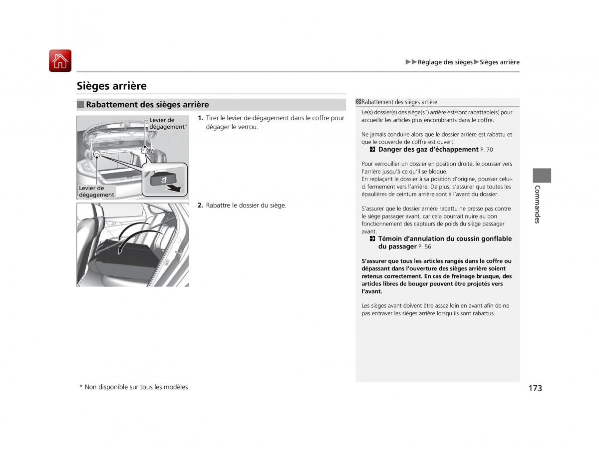 Honda Civic X 10 manuel du proprietaire / page 174