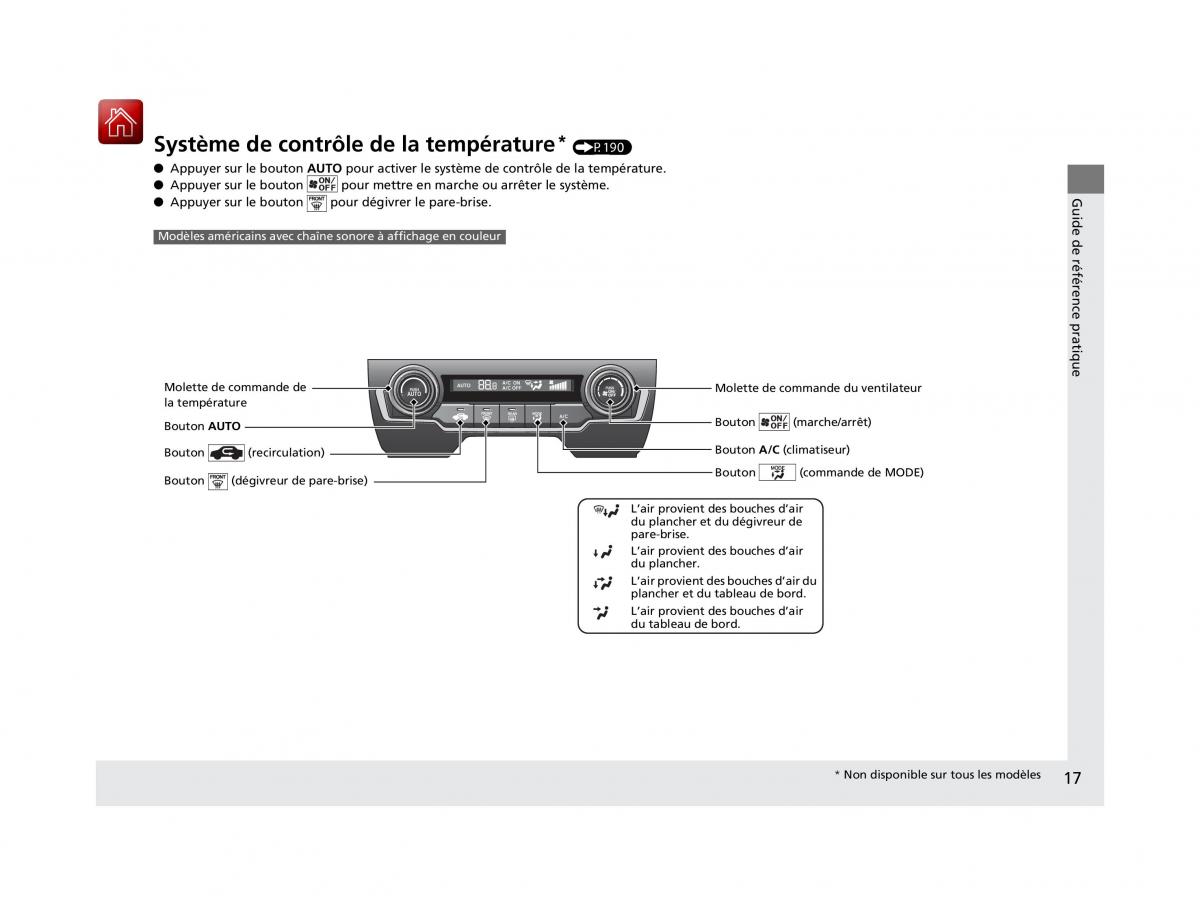 Honda Civic X 10 manuel du proprietaire / page 18