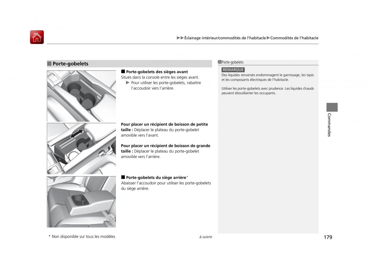 Honda Civic X 10 manuel du proprietaire / page 180